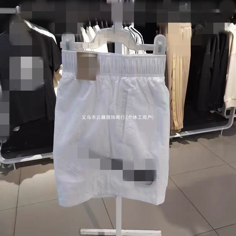 夏季内透气6740梭织休闲五分裤跑步短裤女子运动速干网DM男现货无