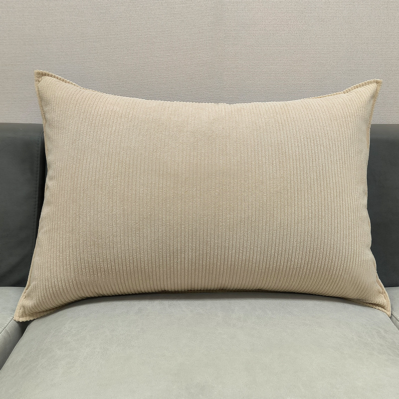 新品コーデュロイ長方形ソファクッション抱き枕大クッションリビングベッドバックカバー高級感