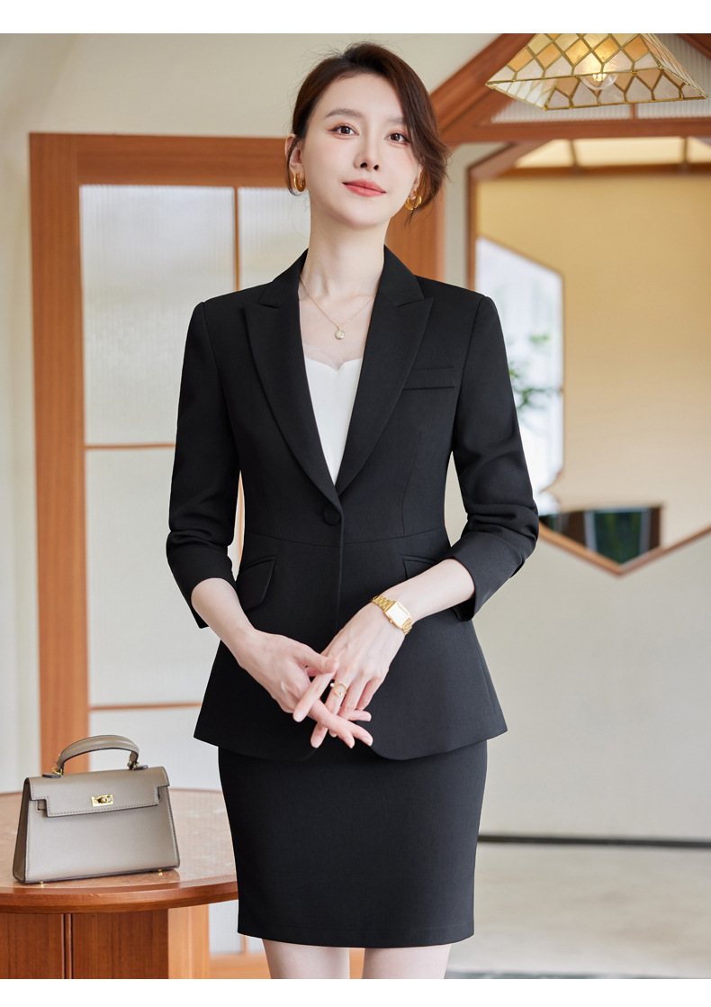 OL职场通勤套裤套装裙修身显瘦显高管工装面试职业商务西服套装-阿里巴巴