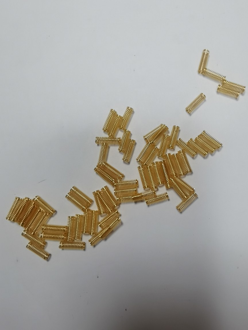 厂家专业生产各种镀金镀银精密接解弹簧天线弹簧弹片