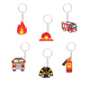 Fire children's keychain for adults, transport, pendant, decorations, accessory, Birthday gift