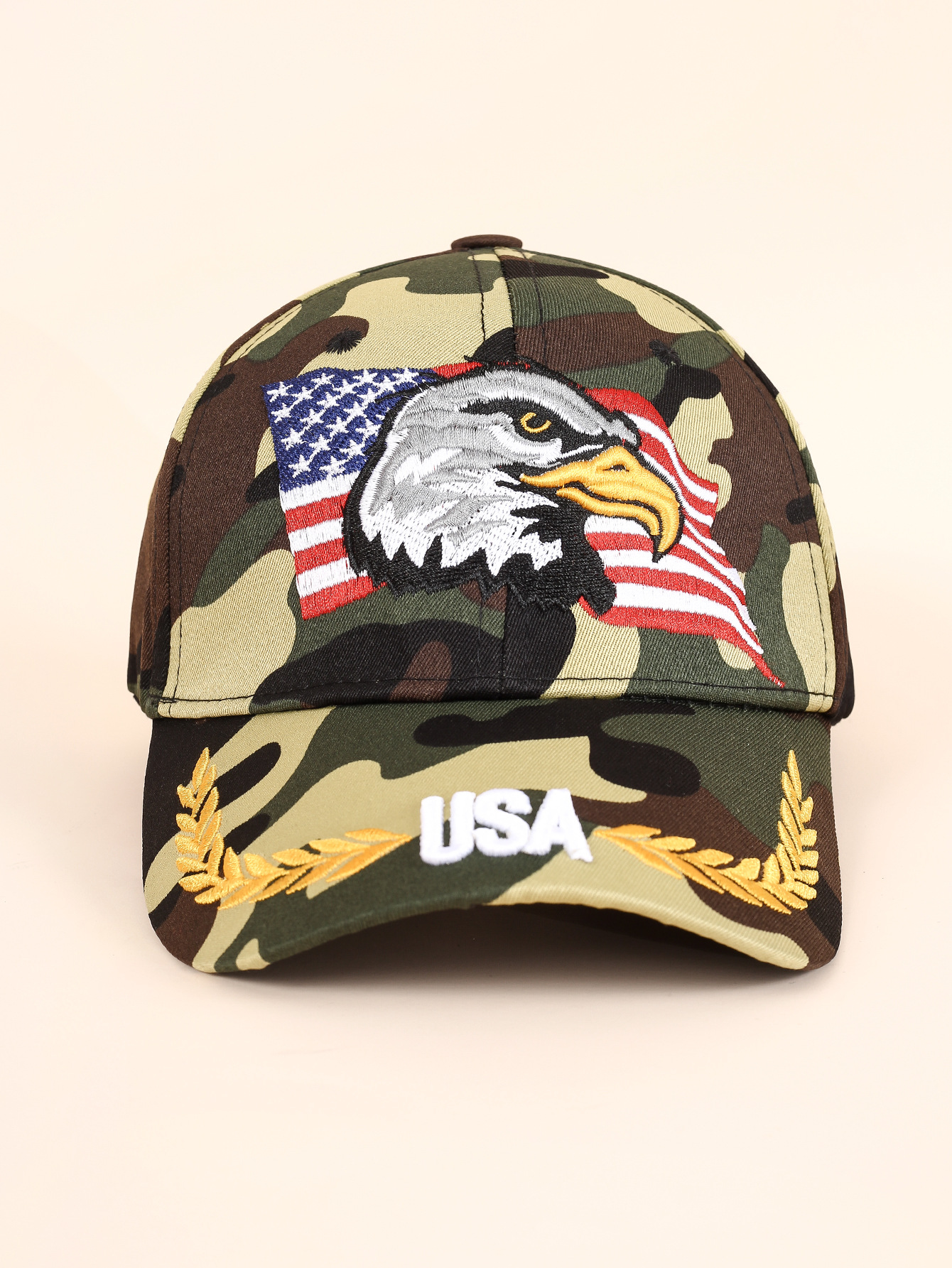 Nueva gorra de béisbol para adultos águila bordada bandera americana sombrero para el sol de protección solar para hombres y mujeres