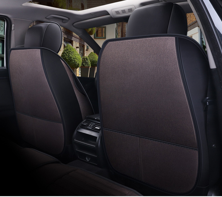 19 new five-seat fully enclosed Breathable linen car seat cover buckwheat Shell filling four seasons Universal Health cushion