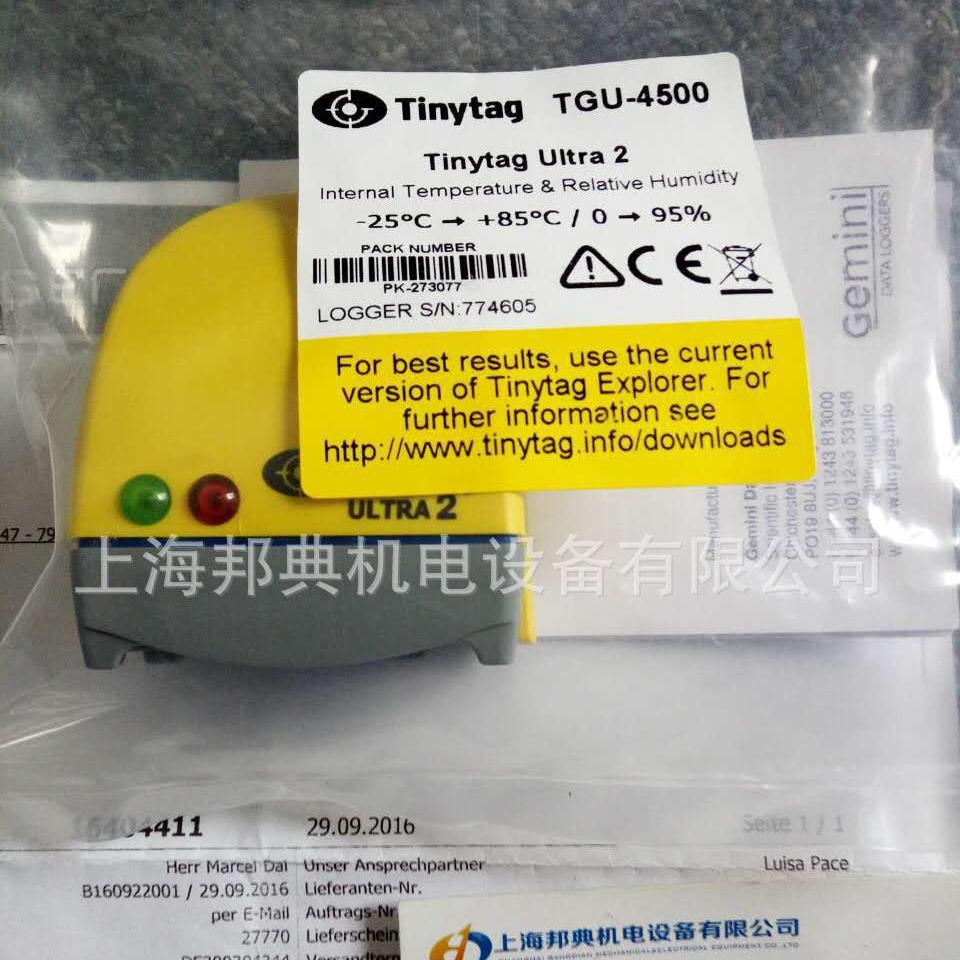 供应 英国 进口 TINYTAG 记录仪  TT-TGP-4500