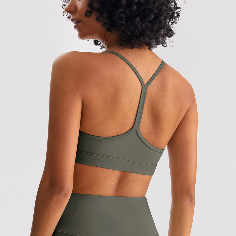 Nulrx nueva ropa de yoga desnudo chaleco pilates deportes ropa interior las mujeres sexy belleza espalda fitness sujetador yoga