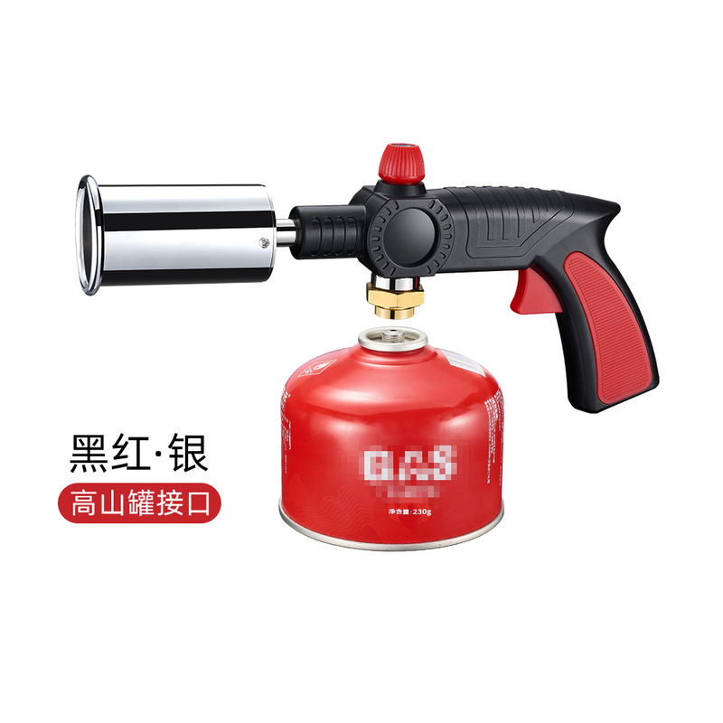 潮流猛火喷火枪高山罐防风打火机户外烧烤厨用高效大火力点火器|undefined