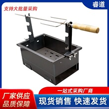 烤羊腿签子 烤羊腿支架 羊排不锈钢加粗烤鸡叉子烧烤配件烤兔