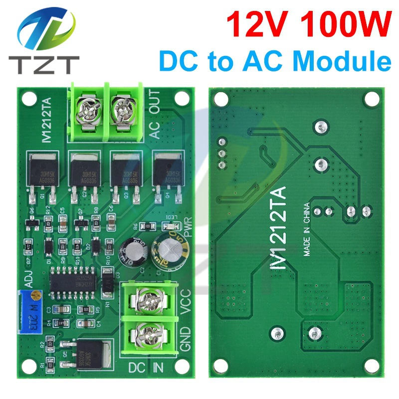 DC-AC новый 12V 100W квадратная волна инвертор драйверы платы постоянного тока в модуль переменного тока