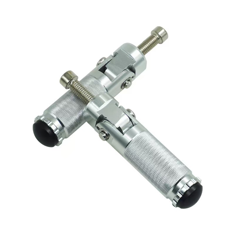 Motorcycle Modification Parts Cnc Aluminum Alloy Spring Rebound Folding Footpegs Ktm Harley Kawasaki Modified Rear Footpegs