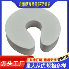 EVA门卡儿童防夹手门挡白色泡棉门塞安全门夹EVA婴儿安防用品。