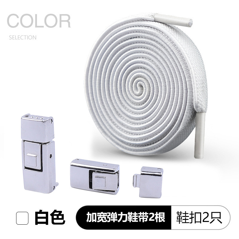 White+silver buckle