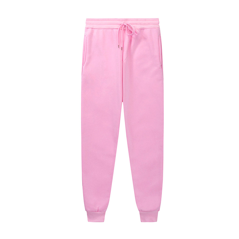 [En stock] fuente de fábrica pantalones de chándal al por mayor transfronterizo comercio exterior otoño e invierno lana hombres y mujeres pantalones deportivos casuales pantalones de chándal