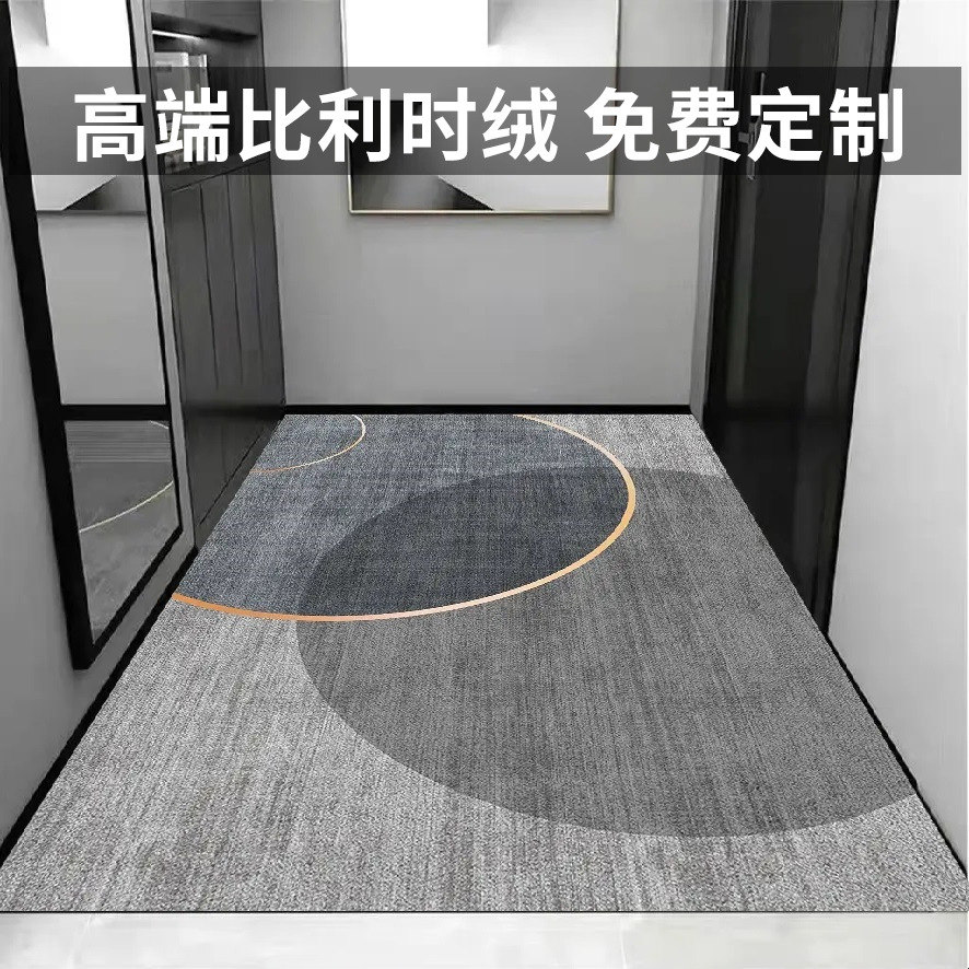 Entrance Floor Mat Entrance Floor Mat Entrance Carpet Non-slip Door Mat Home Light Luxury Dirt-resistant Simple Door Mat