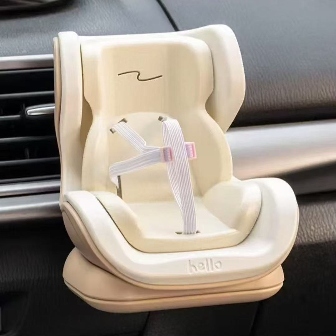 Bubble Mart Labubu Adapts to Safety Seats, Car Doll Ornaments, Car Air Outlet Decorations