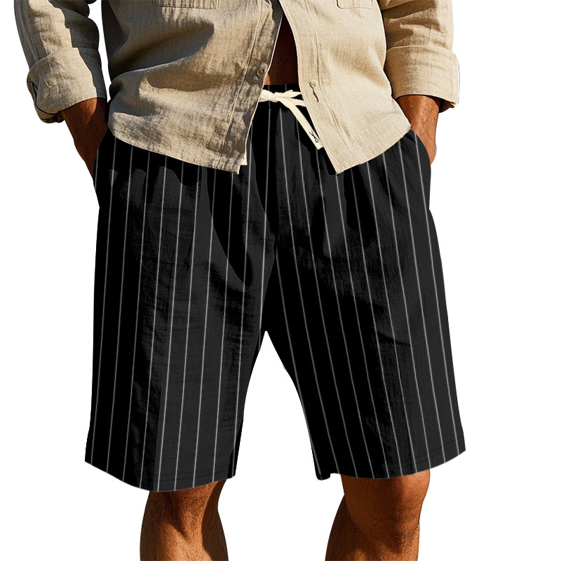 Transfronterizos hombres de verano casual de moda corto de correa Europa y América Amazon tendencia elástica delgada ropa de cama para hombres