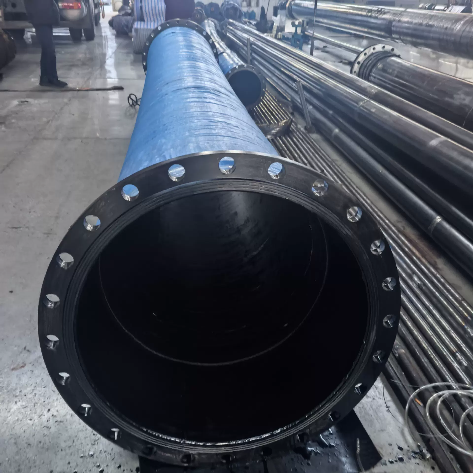 大口径耐磨输水胶管夹布橡胶管空压机橡胶软管低压胶管黑胶皮管夹