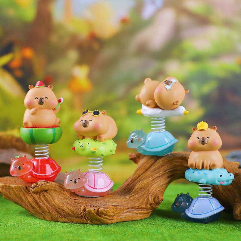 귀여운 빛나는 작은 거북이 흔들리는 발라 블라인드 박스 장식품 트렌디한 놀이 장식 빛나는 야간 조명 공장 직접 판매