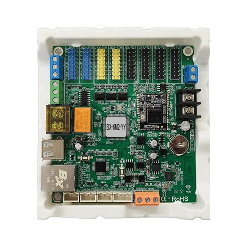 Контроллер полноцветного LED-дисплея Yangbang BX-6M2-YY, плата управления, USB-накопитель, сетевой порт, RS232/RS485, Wi-Fi