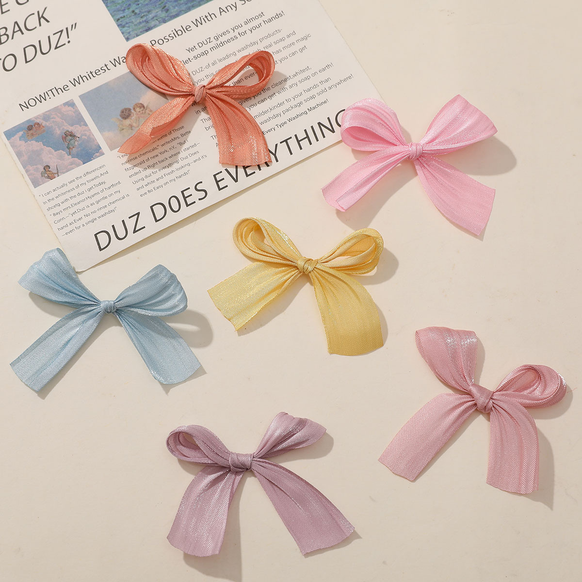 可爱亮丝网纱手工布艺蝴蝶结配件发夹发饰袜子手机壳鞋花服装辅料