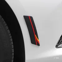Угловая автомобильная полоса для защиты колесной арки, декоративная полоса для предотвращения столкновений, утолщенная крышка от царапин, наклейка от царапин, складной бампер, талия