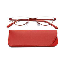 半框鱼丝老花镜女时尚高清金属便携老花眼镜男亚马逊跨境热销超清