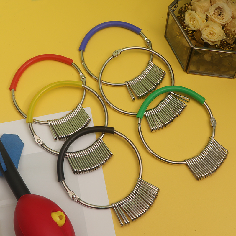 (2개) 국경 키 체인 임대 키 플레이트 키 링 분류 금속 키 링 키 스토리지 링 키 로고