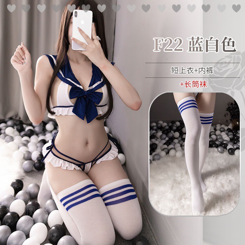 Cordones más el tamaño de lencería sexy uniforme tentación divertido de tres puntos traje de pasión vinculante ropa interior lindo