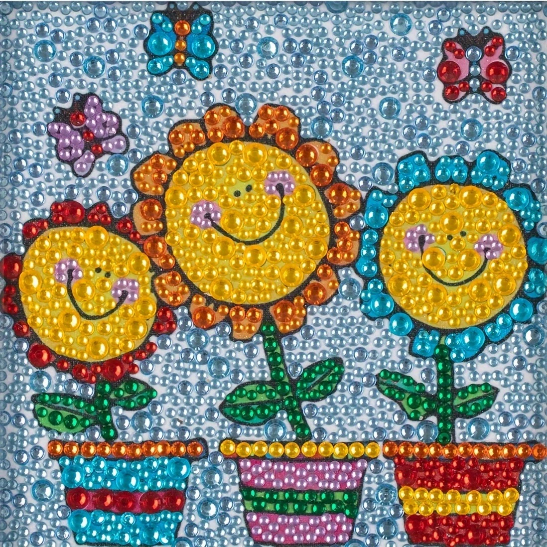 Алмазный набор, мультипликационная мозаика, 15×15см, ручной работы
