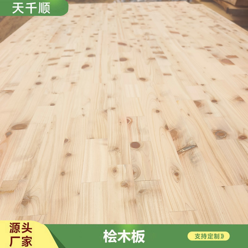 Manufacturer Wholesale of Cypress Straight Panel Scarred Cabinet Panels, Multiple Specifications Can Be Customized, Cypress Finger Joint Panels, Paint-Free Furniture Panels