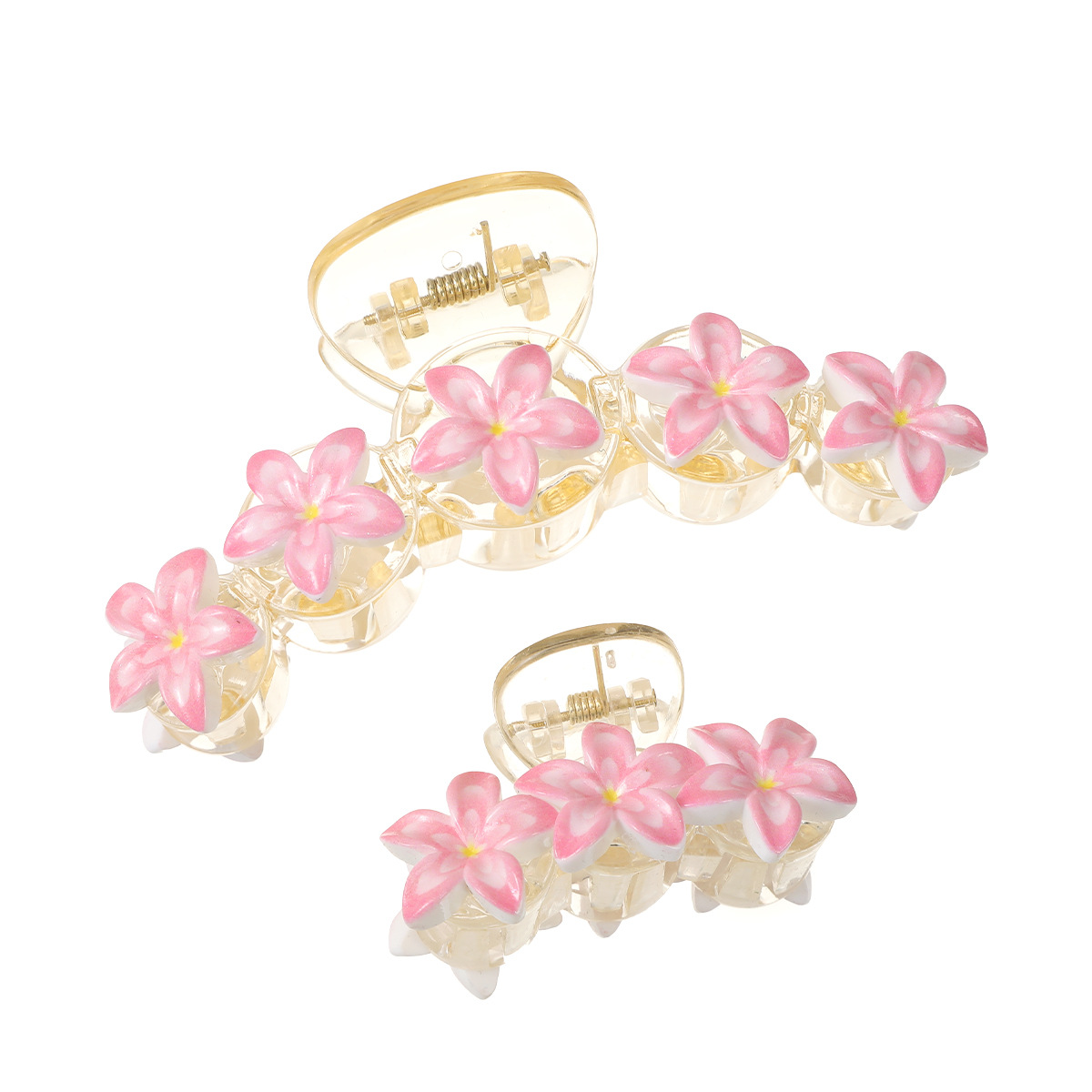 15g Weight Hair Clip, Hair Claws Hair Accessories Type 1 Piece, 1 Set Quantity Casual, Holiday, Daily Occasion Plastic Material Flower Pattern All Seasons Season Women's Gender Elegant, Lady Style Elegant Lady Women's Flower Plastic Hair Clip Hair Claws 2