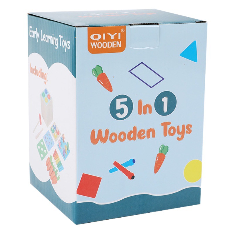 Amazon Baby Montessori Intelligence House Atrapa insectos y tira de zanahorias Junta de agarre de mano de pesca Educación temprana para niños Juguetes educativos de madera