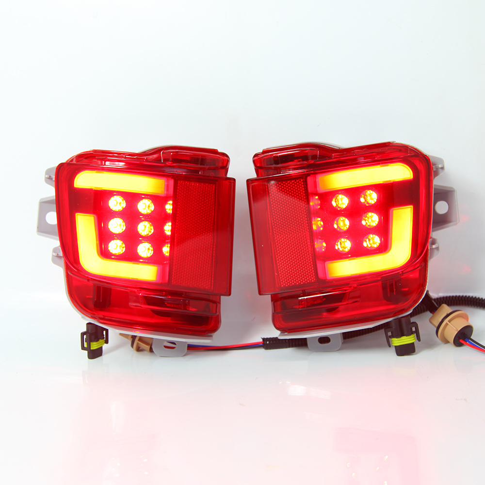 Adecuado para Toyota lanku parachoques trasero luz 16-21 landcooluze fj200 luz de freno Luz de marcha