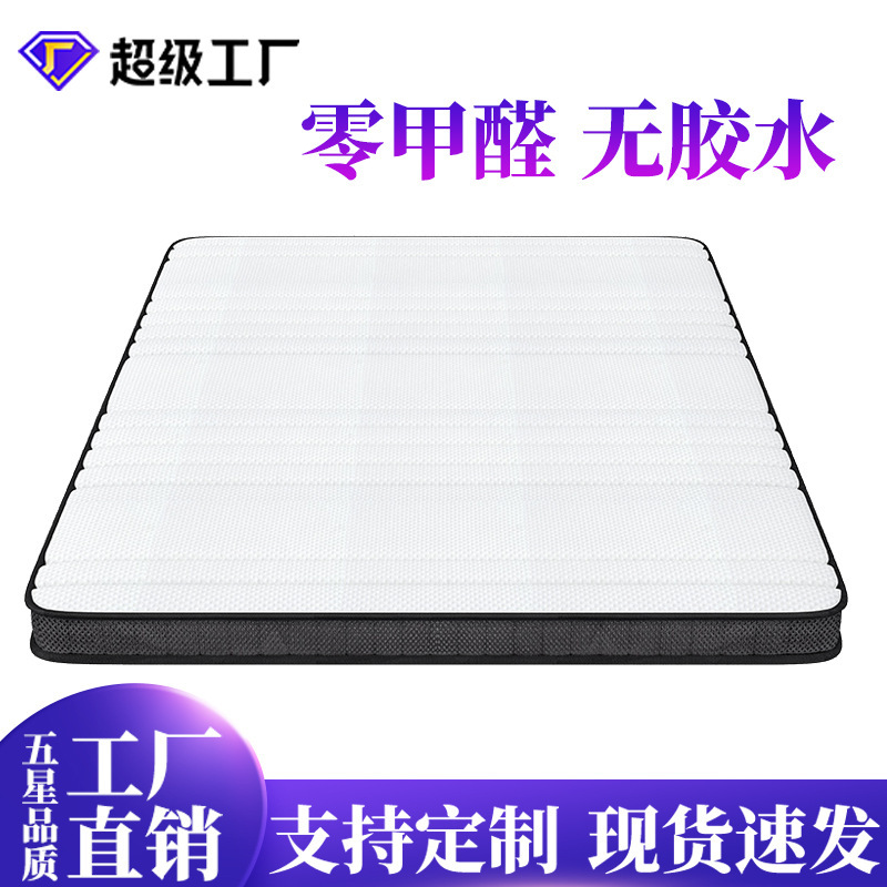 Factory Direct Sales Natural Coconut Palm Mattress Hard Mattress Household Hard Palm Foldableing Mattress 1.8m Coconut Palm Mat Wholesale