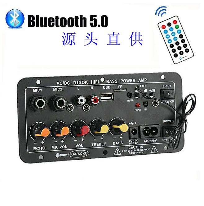 D10 Power Amplifier Board for Home Karaoke, Outdoor Car Use, Bluetooth Power Amplifier Board, Digital Power Amplifier Motherboard