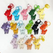 头层牛皮小狗挂件包包跨境车钥匙创意背包挂件柔软包包挂饰钥匙扣