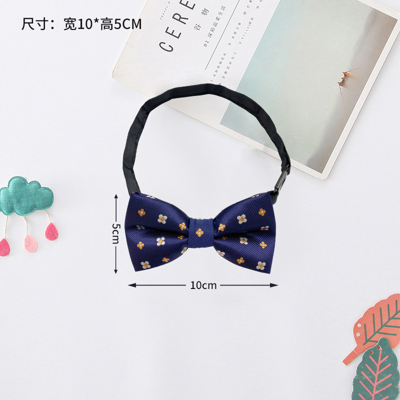 Pajarita para niños Corbata para niños coreanos Pajarita para bebés de color rojo vino de moda