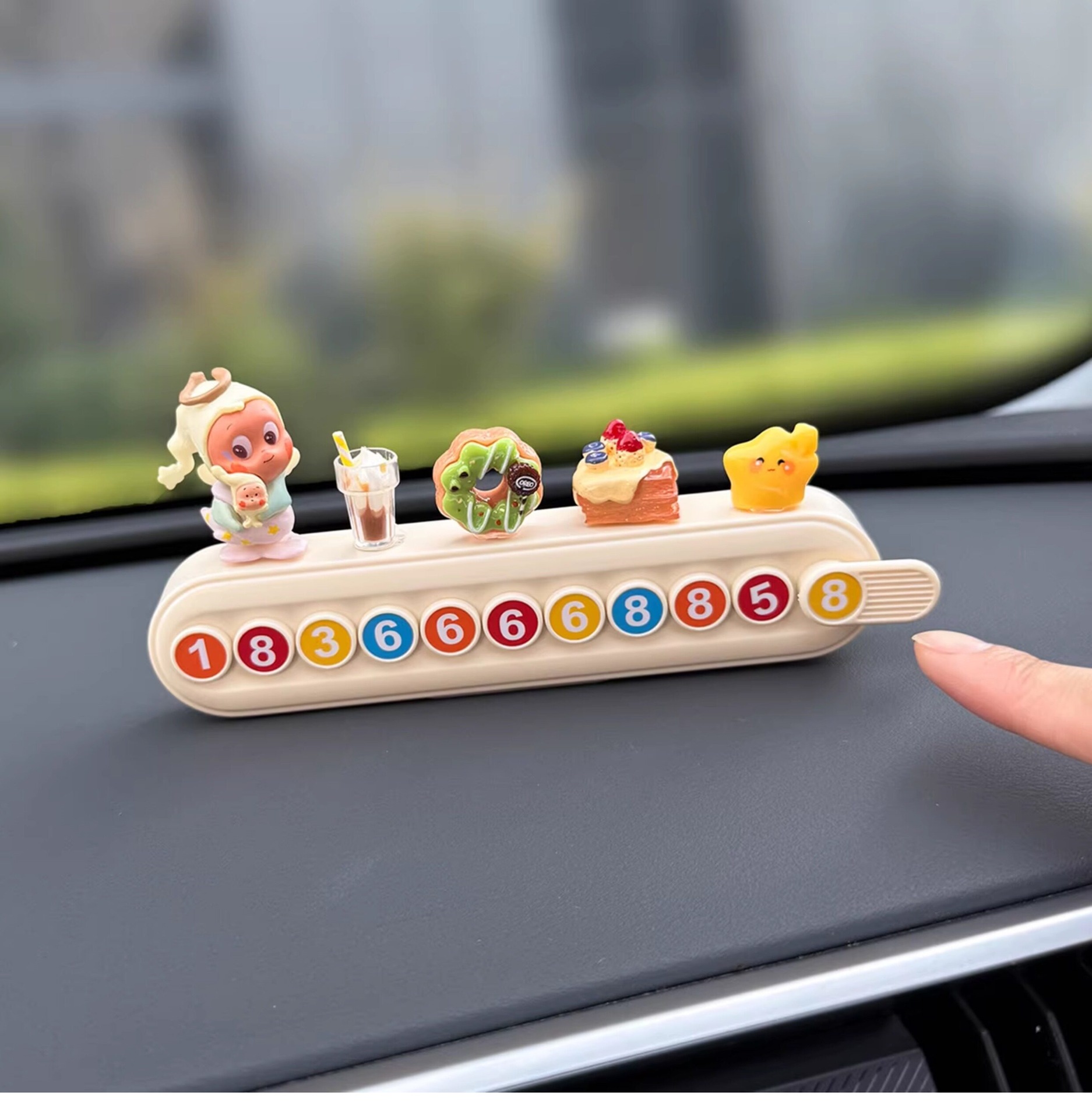 Temporary Parking Number Plate with Star Design for Car, Creative 2026 New Model with a High-End Feel for Women