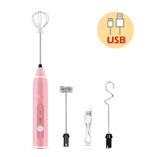 Household Handheld Electric Egg Beater Milk Frother Creative Mini Stainless Steel Egg Coffee Milk Tea Stirrer