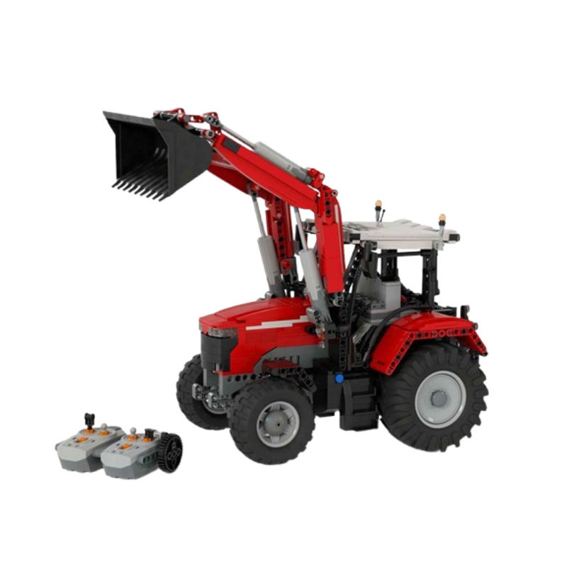 Simulated Loader Building Block Model Small Particle Toy_voghion.com