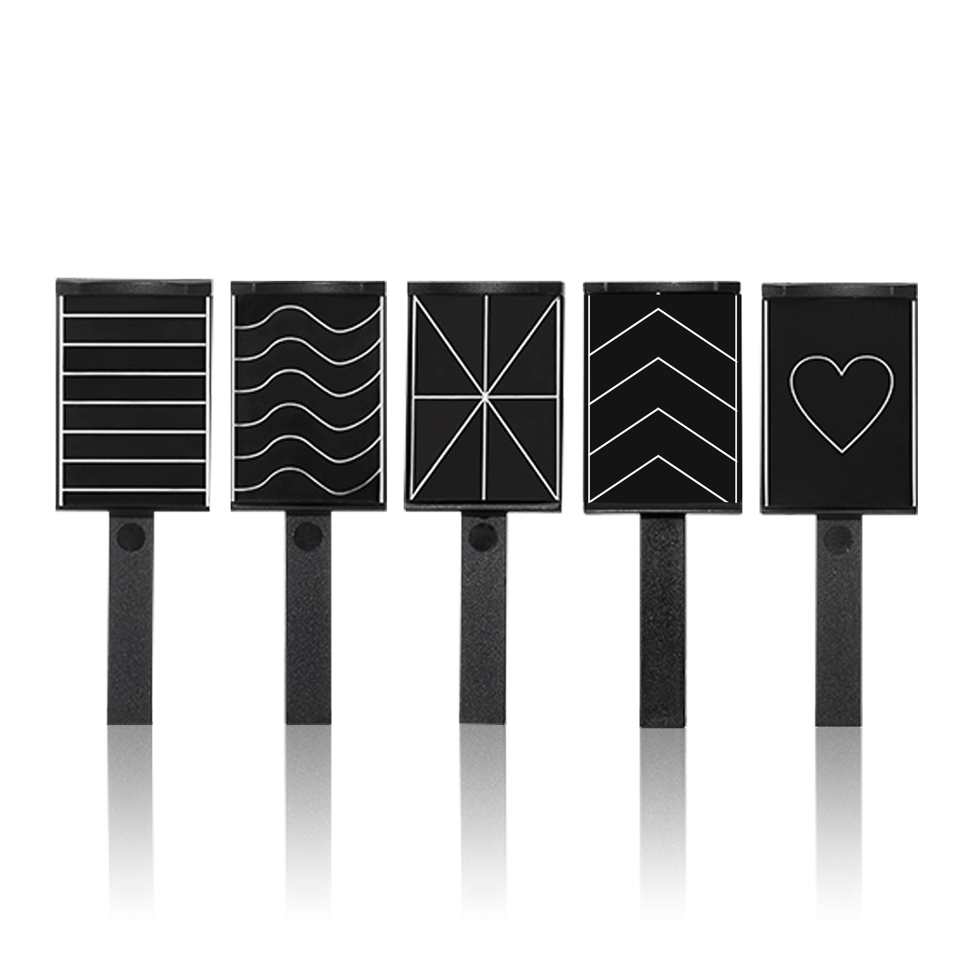 Cross-border arte de uñas de lujo ojo de gato imán cuadrado negro patrón imán esmalte de uñas pegamento de fantasía imán traje