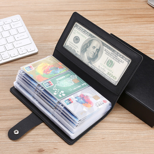 Anti-magnetic anti-theft card wallet for men and women, multi-card slot name card holder, card case, bank card holder