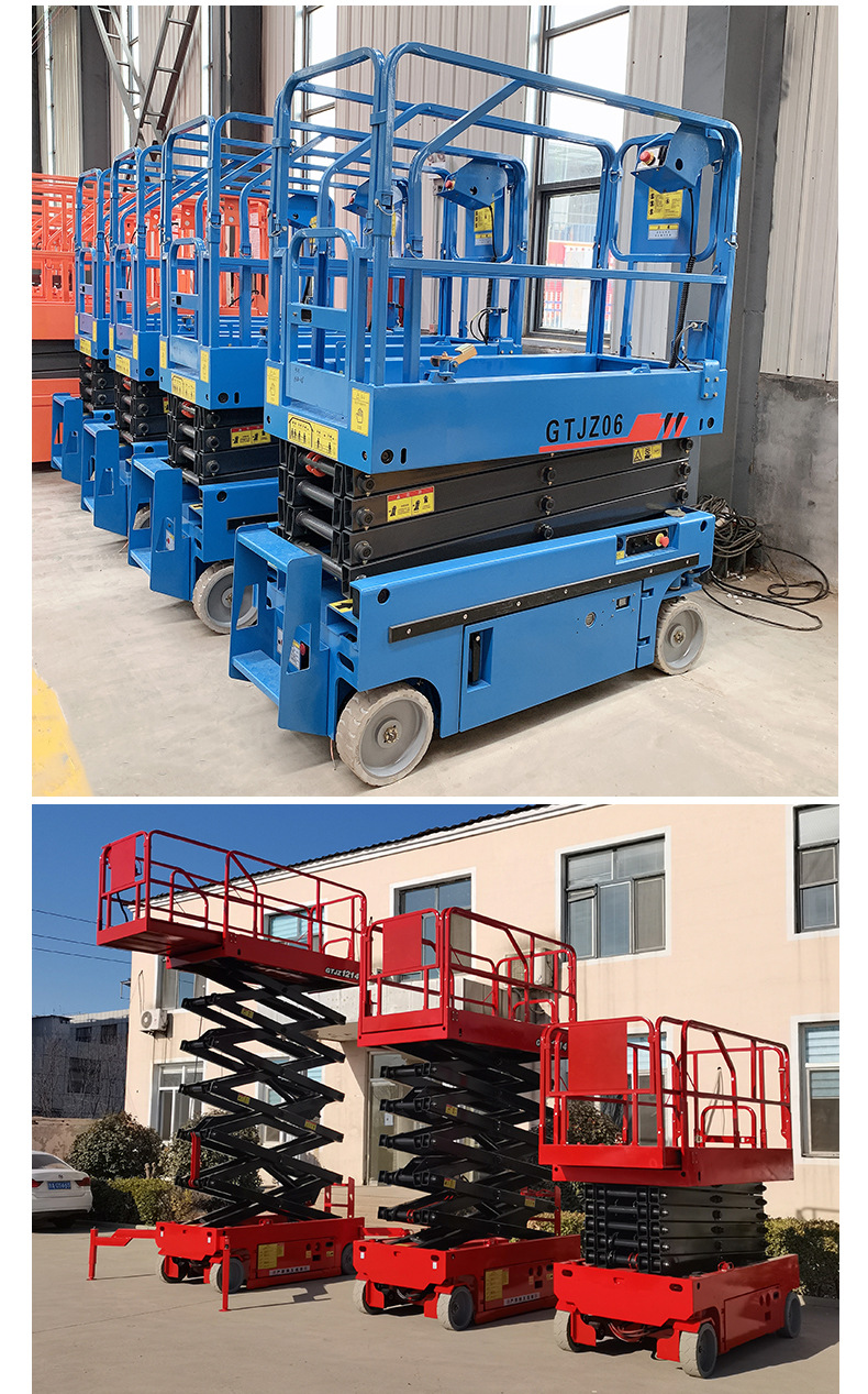 Mobile Scissor Lift Platform, Electric Hydraulic Self-Propelled Lifting Platform, Small Aerial Work Platform, Self-Propelled Lift