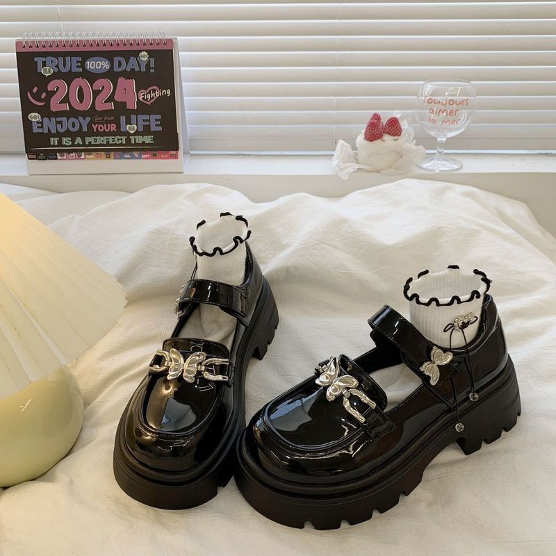 子供用小さな革靴夏モデル2025新しい女の子プリンセスシューズファッショナブルで多用途な英国スタイルの大きな子供用JKシューズ|undefined