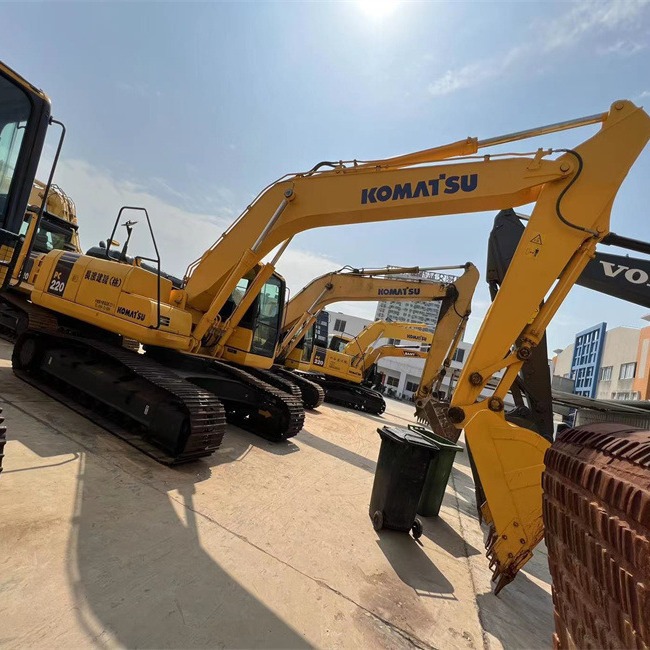 Exportación española original china de segunda mano Komatsu PC220 - 8 excavadora en buen estado de mantenimiento profesional