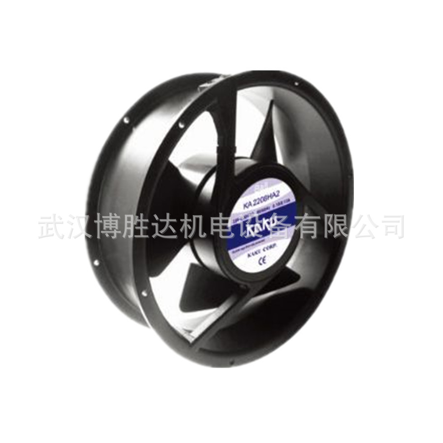 KA2208HA2 台湾卡固KAKU全金属防水耐高温风机 220V 220*80MM