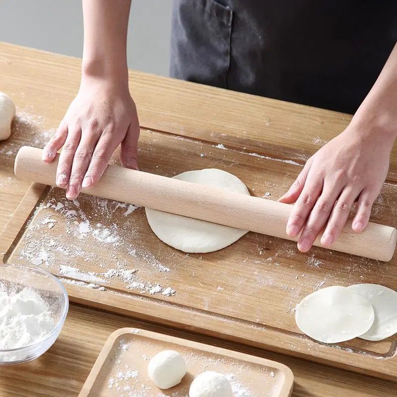 家用擀麵杖實木餃子皮擀麵棍 大號趕麵棍烘焙工具檊面棒杆