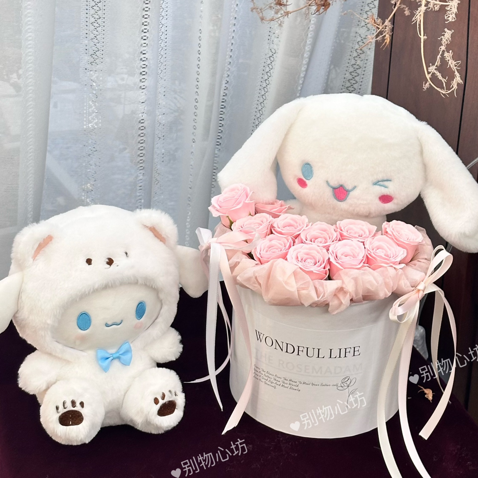 玉桂狗玩偶抱抱桶