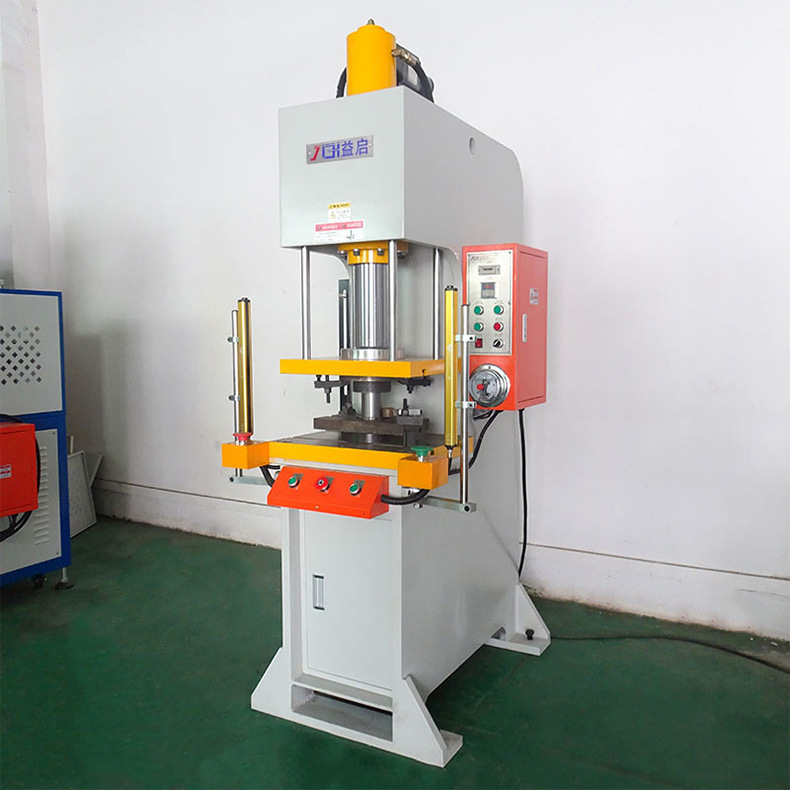 单臂落地快速型油压压机不锈钢翻边液压成型机五金件压力冲孔机