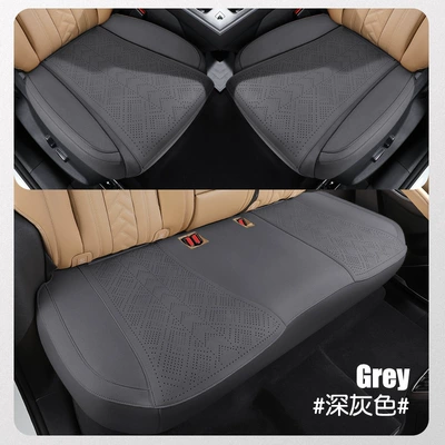Modelə uyğun (Original) oturacaq örtükləri | Cover - three-piece-set-2-square-pads-1-long-pad-dark-gray-byd-song-l