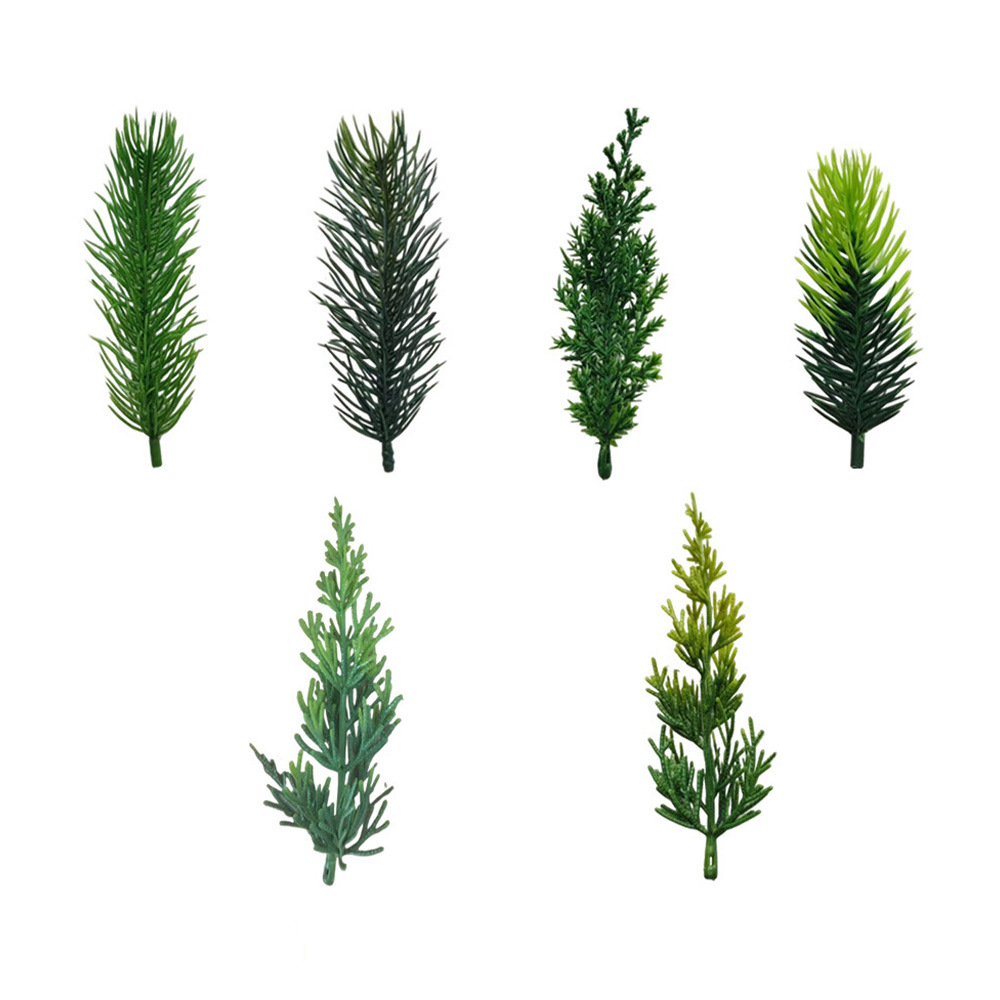 Accesorios de pin de pin y ciprés de simulación de pinos para el estilo nacional y la marea nacional de plantación verde de ramas de simulación de decoración de sala de estar